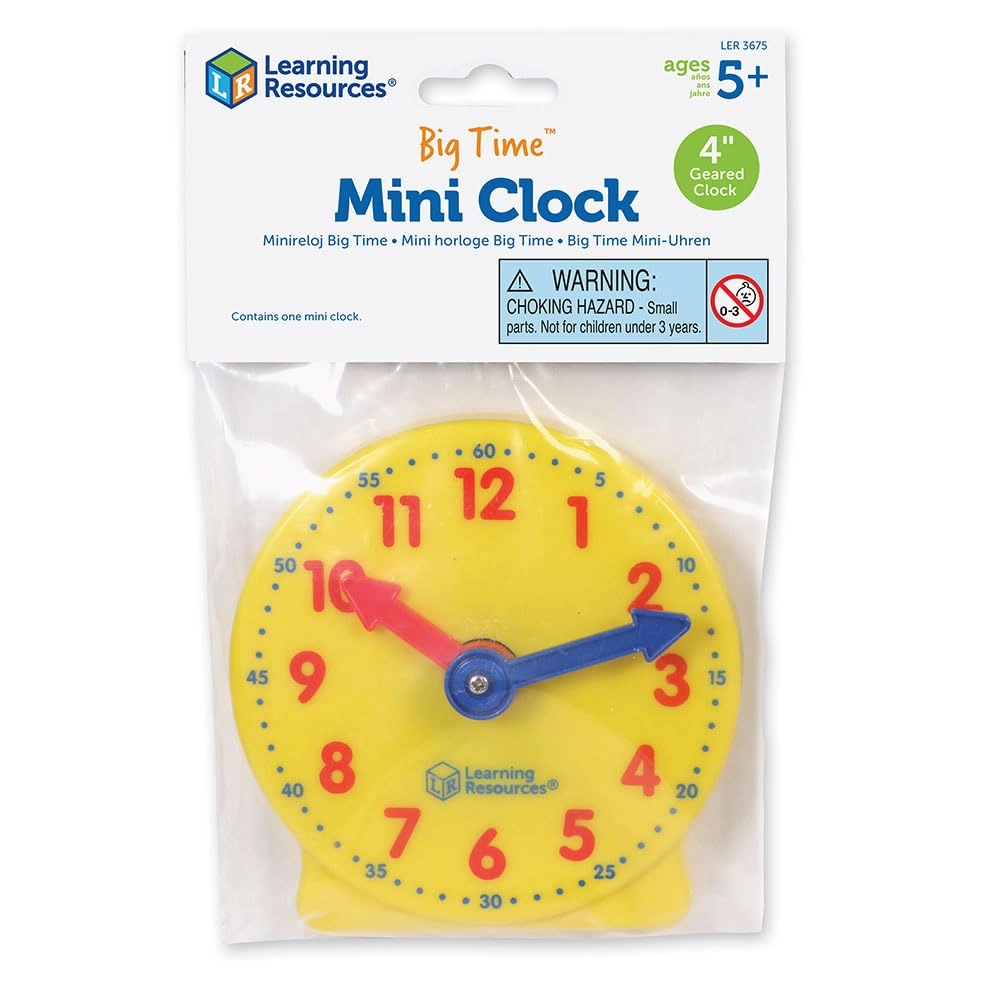 Big Time Mini Clock - 5+ 2 pieces