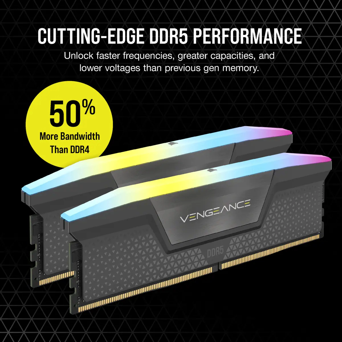 VENGEANCE RGB - 32GB 7000MT/s UDIMM DDR5