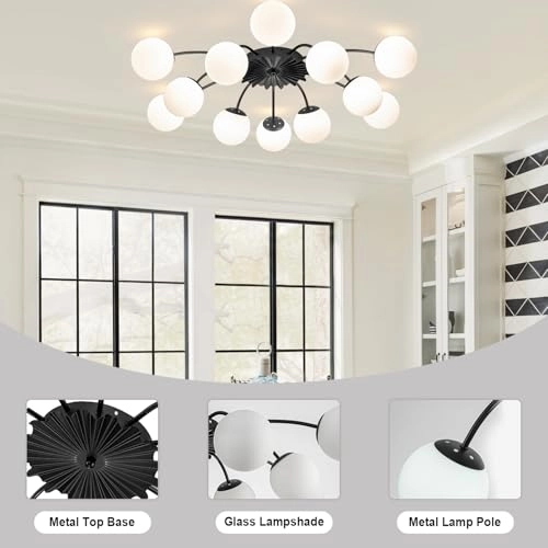 Sputnik Bubble Chandelier - 3000K/4000K/6000K Dimmable