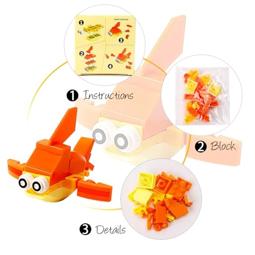 Mini Building Blocks Ocean Animal - 12pcs