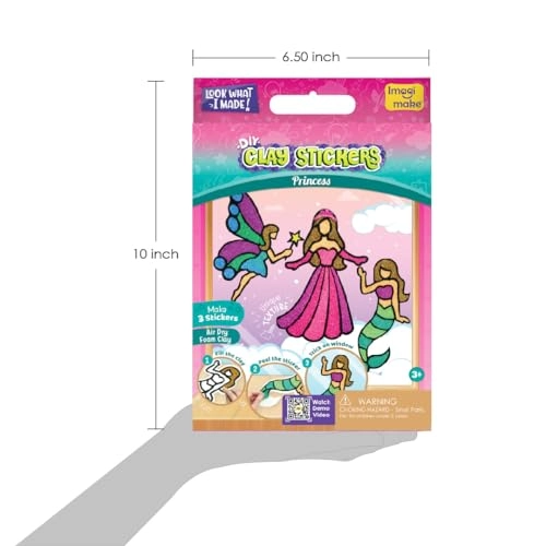 Clay Stickers - 3 pcs 3+ years