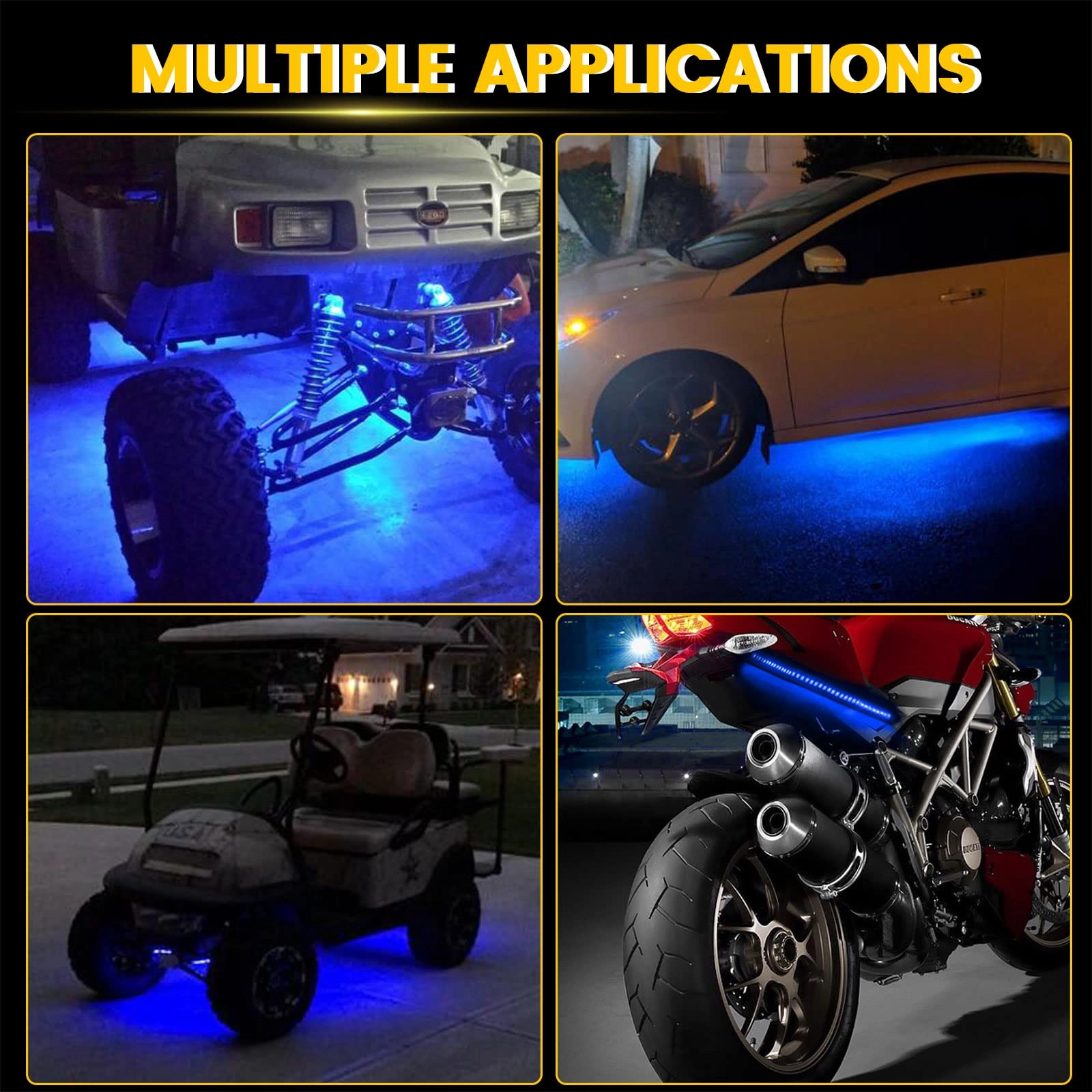 Underglow Led Strip Lights - 11 inch