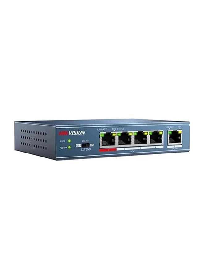 Hikvision DS-3E0105P-E/M - 4-ports