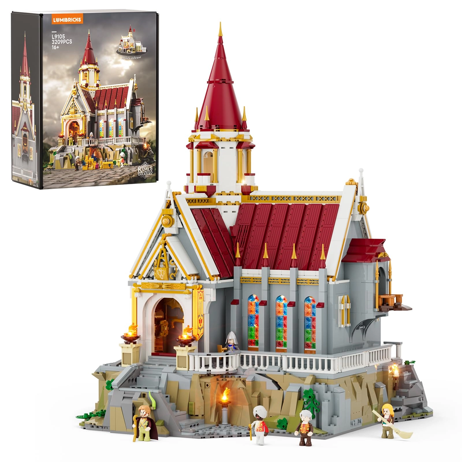 Lumibricks King's Castle Treasury - Gothic Medieval