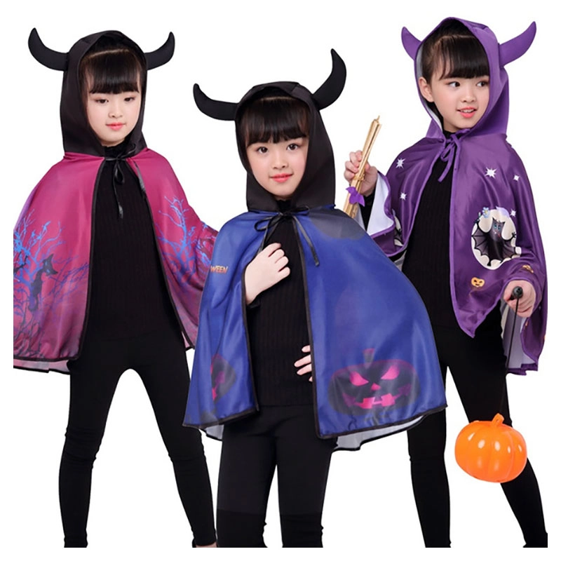 Halloween Kids Cape - Suitable for 3 to 8 years Recommended height: 90-140cm