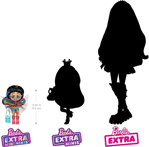 Barbie Extra Mini Minis - 3.25-Inch Rainbow Dress Ages 3+