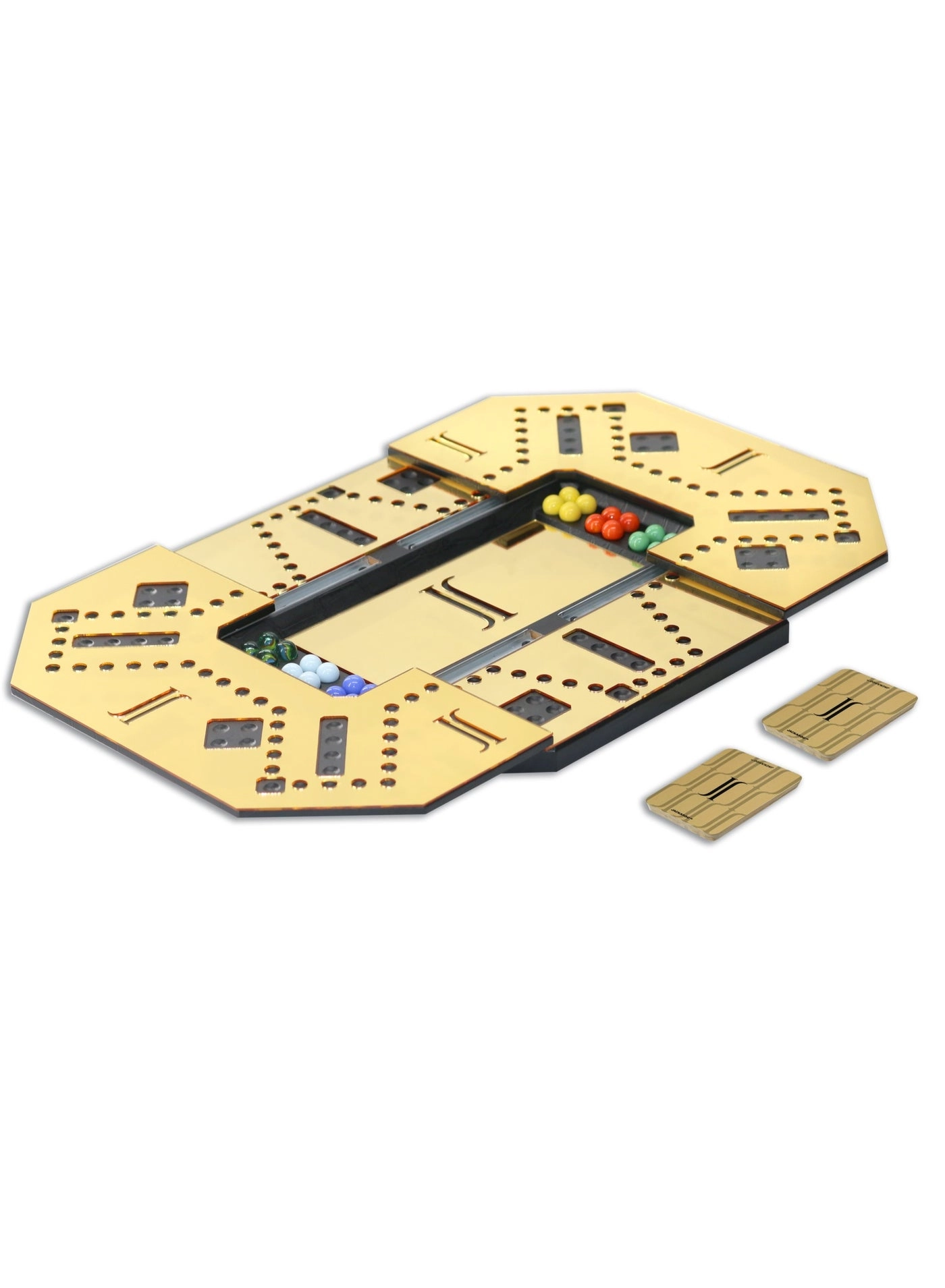 JACKAROO THE ORIGINAL GOLD EDITION - 4/6 player Extendable Black Leather