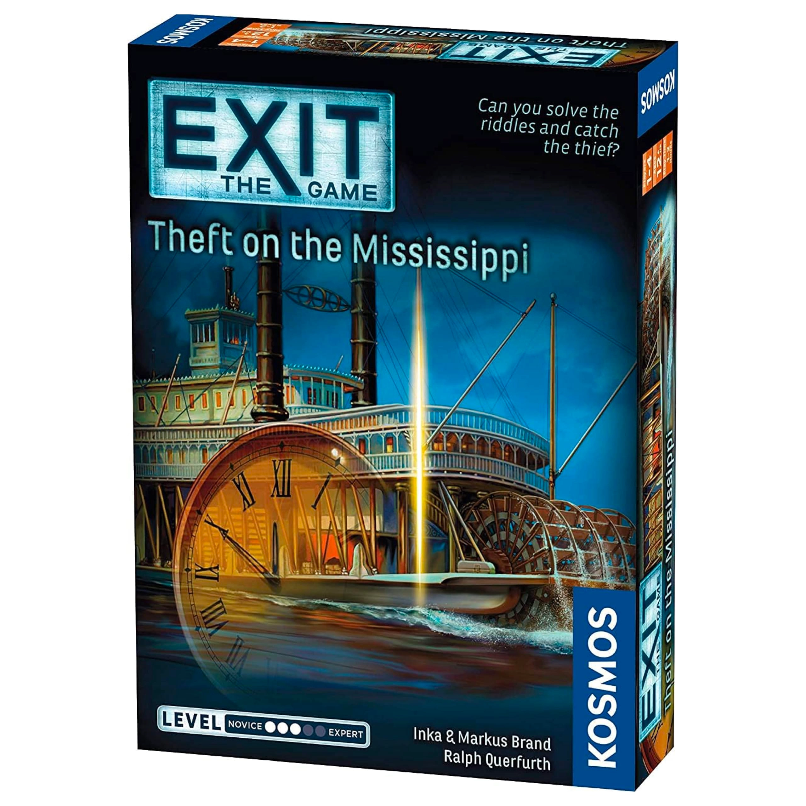 EXIT: Theft on The Mississippi - Escape Room Game Card-Based