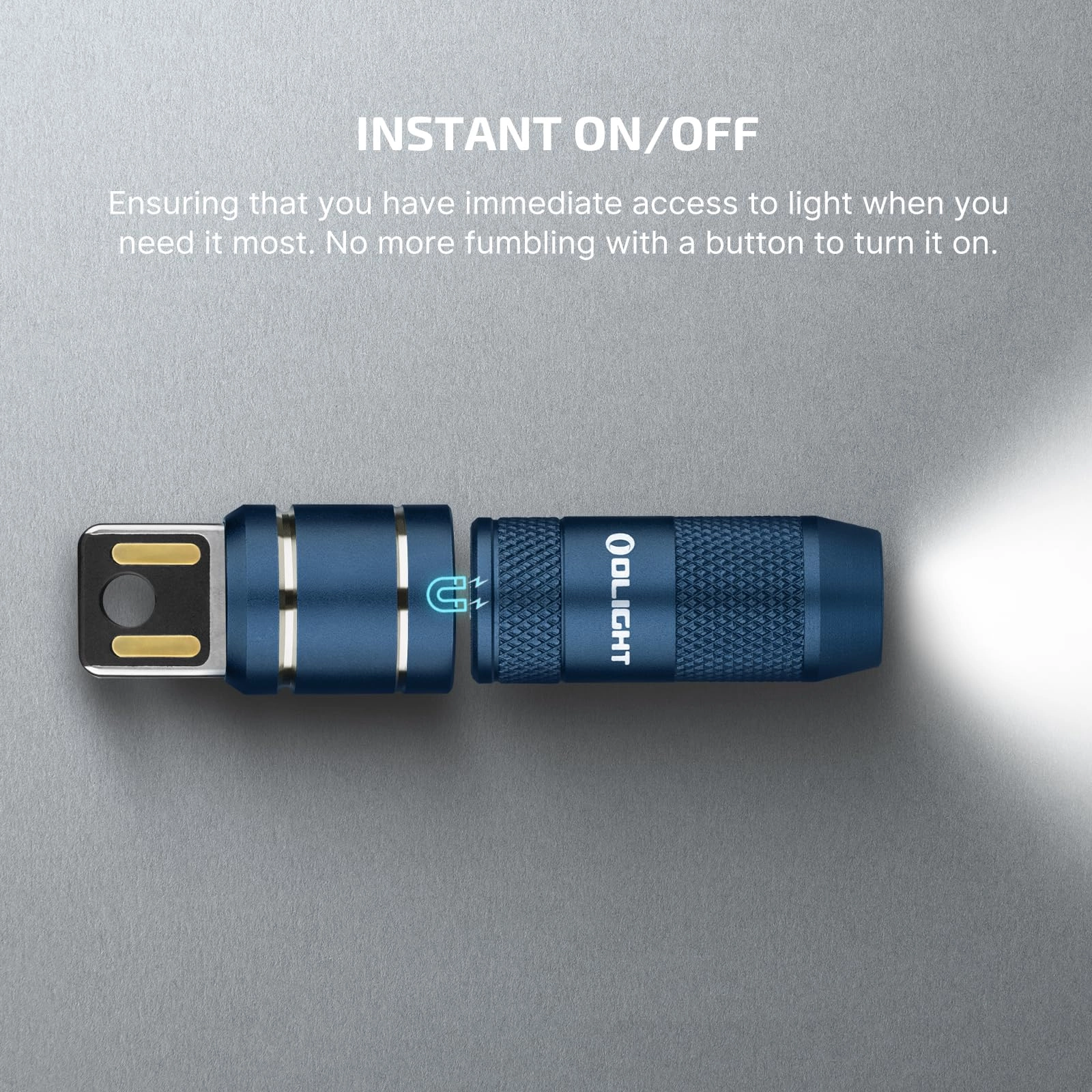 IMINI 2 Keychain Flashlight Rechargeable (50lm)
