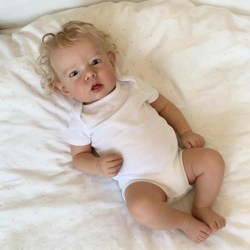 Liam Reborn Baby Doll - 20 inch Vinyl Boy Blonde Hair Ages 3+