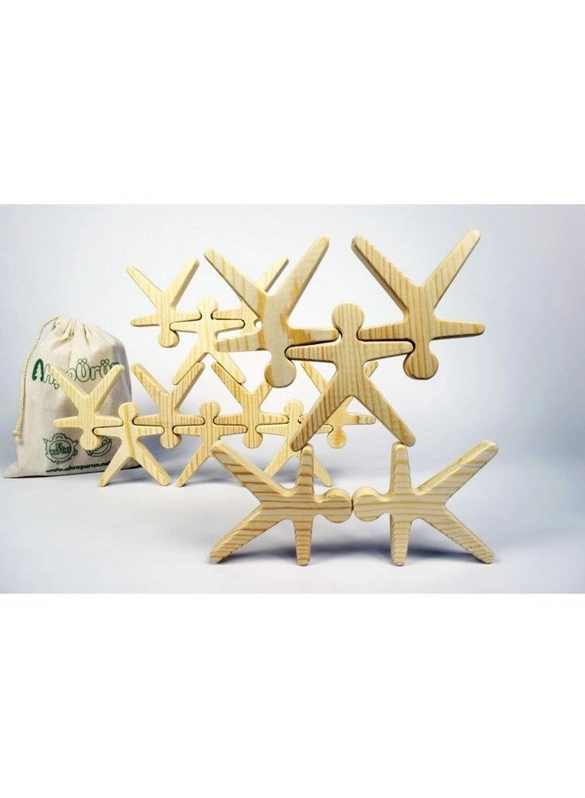 Wooden Stacking Toys - 16 pcs