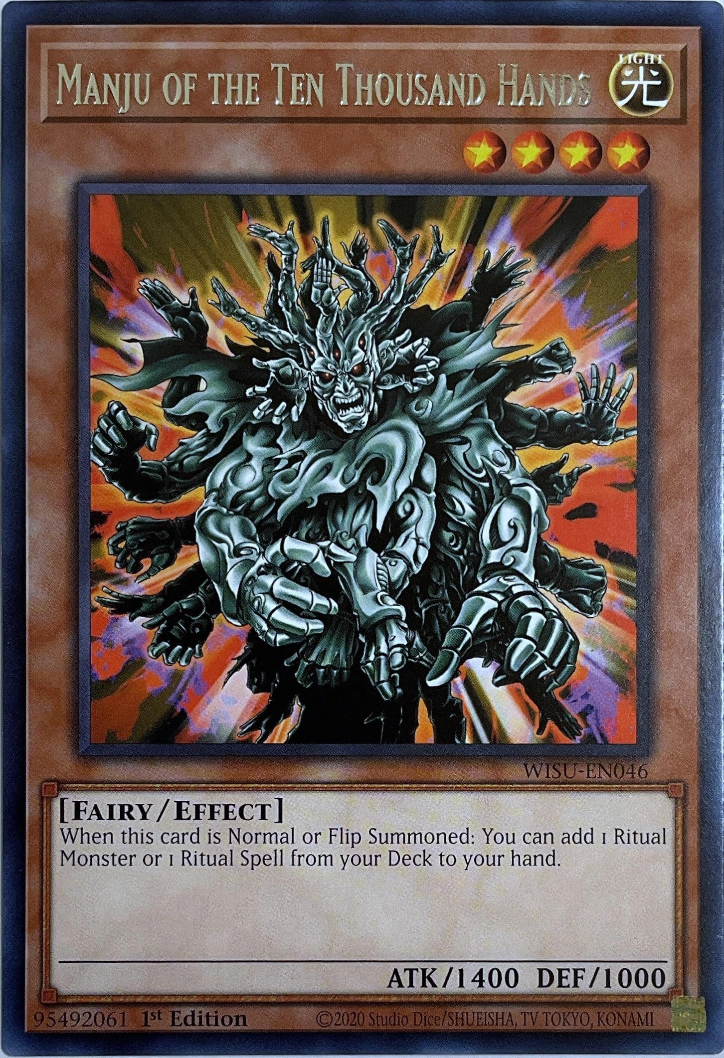 Yu-Gi-Oh! Manju of The Ten Thousand Hands - WISU-EN046