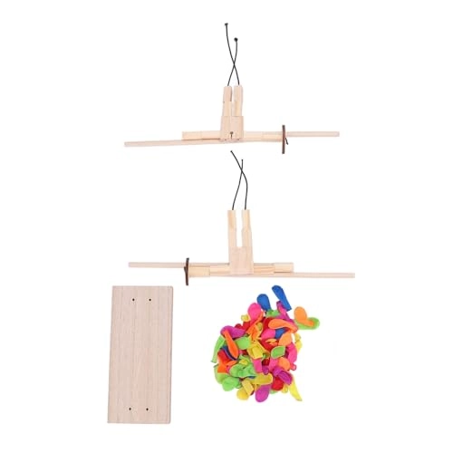Funny Wooden Balloon Man Battle Game - 1 Count (Leftwei6eqtgnkboj)