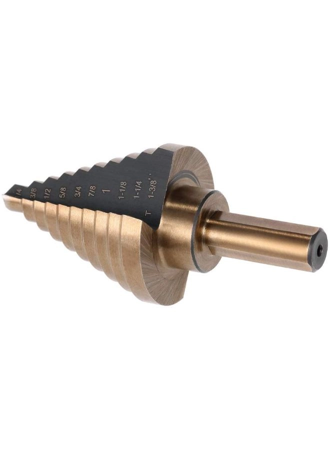 Spiral Grooved Step Drill Bit - 11.3x2.8x4.8cm