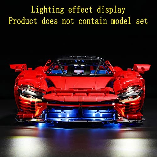 LED Light Kit for LEGO Ferrari Daytona SP3 42143 - Metal 4.5-5V