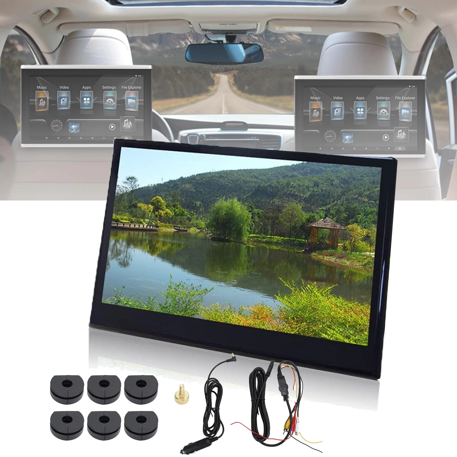 headrest car monitor - 11.6in