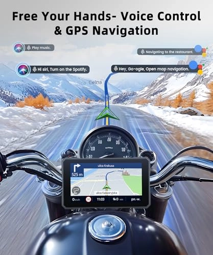 GPS Navigator for Motorcycles B0G41CLBG2 - 5 inch