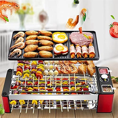 2-tier electric grill pan - 1200 W 5-7 peoples