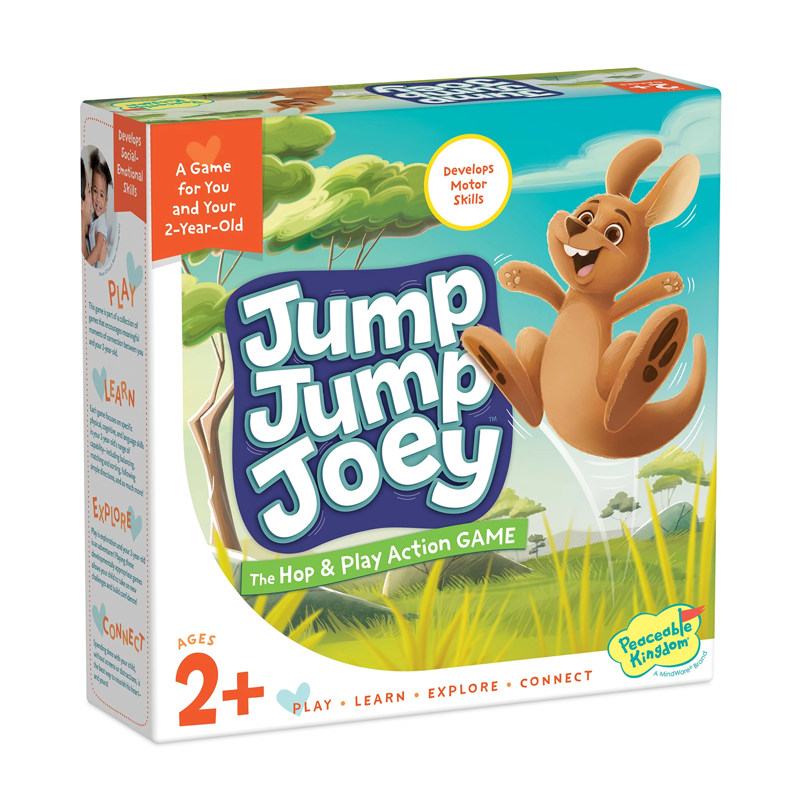 Peaceable Kingdom Jump Jump Joey - Ages 2 and up 12 pieces