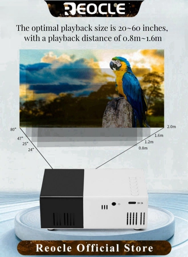 Mini Projector - 1080P Full HD Portable