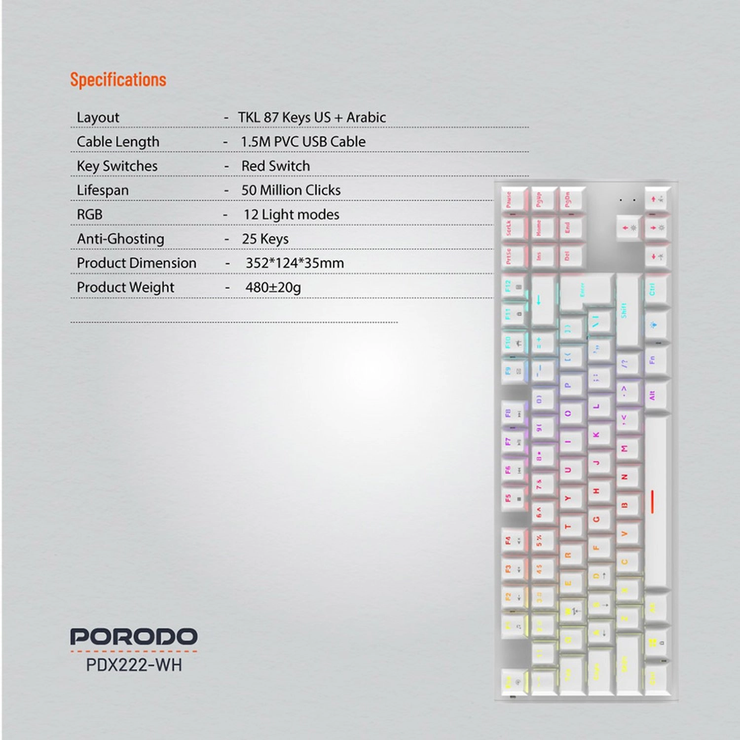 Mechanical Keyboard - US Wired