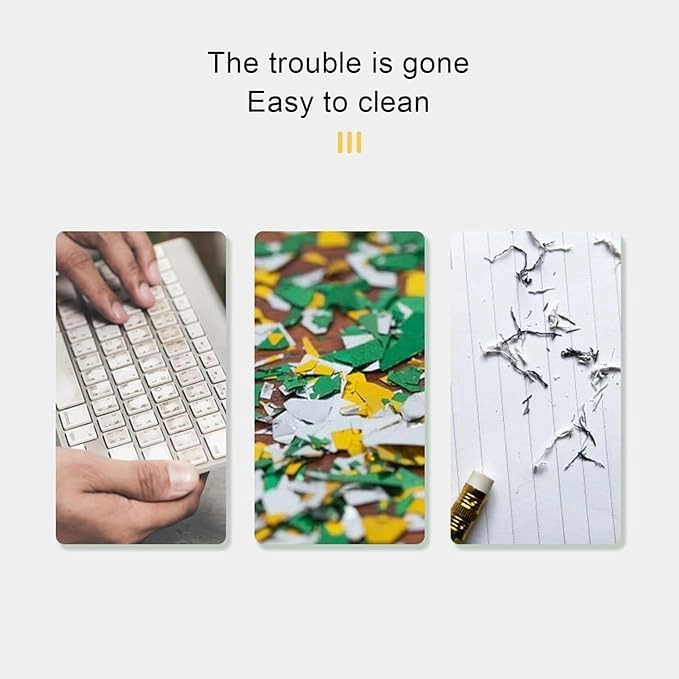 Mini Handheld Vacuum - Portable Cordless Visible Dust Bin