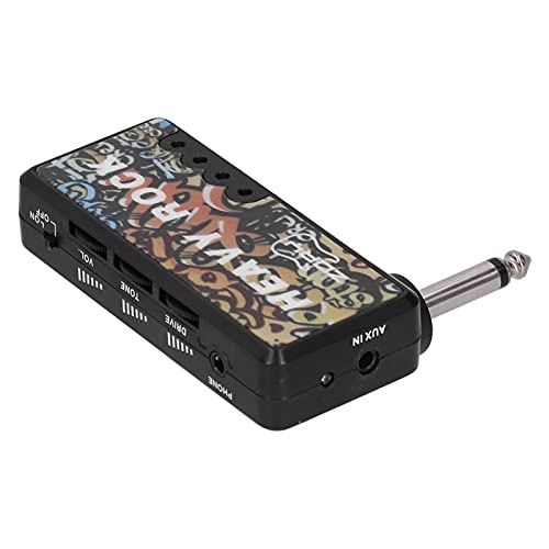Guitar Headphone Amplifier - Portable Lightweight 500mAh