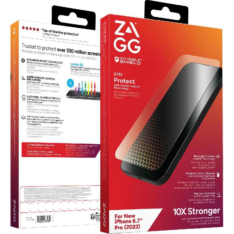 Clear Screen Protector for iPhone 15 Pro