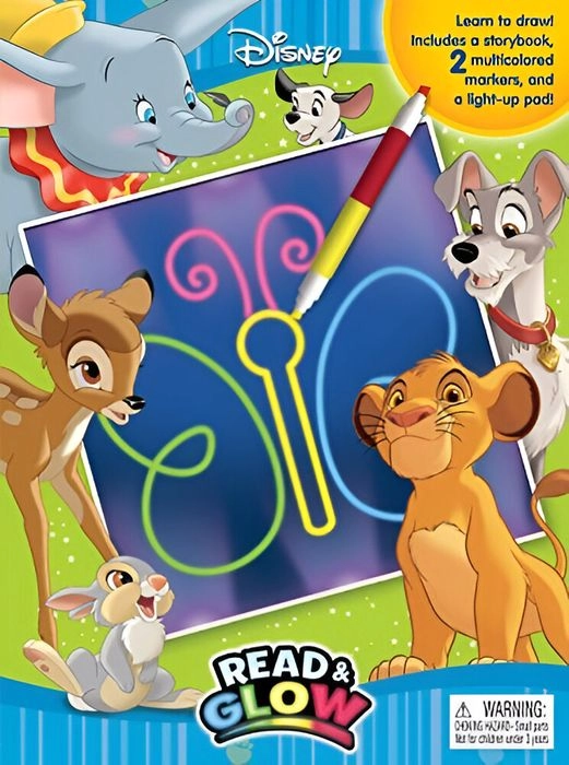 Phidal Publishing In Animals Read & Glow Cloth Book