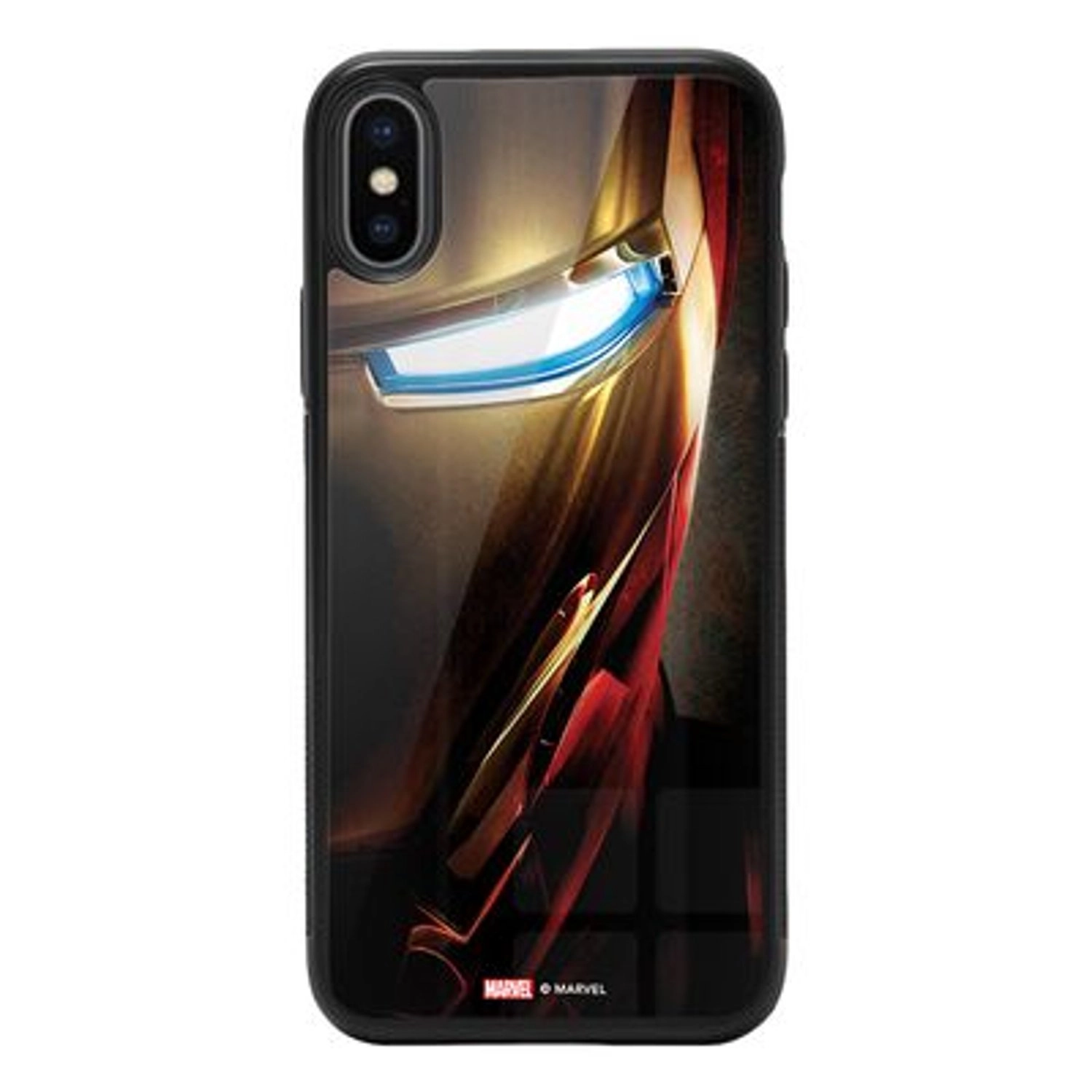 Wackylicious IronMan Half Profile Face Back Case for iPhone Xs