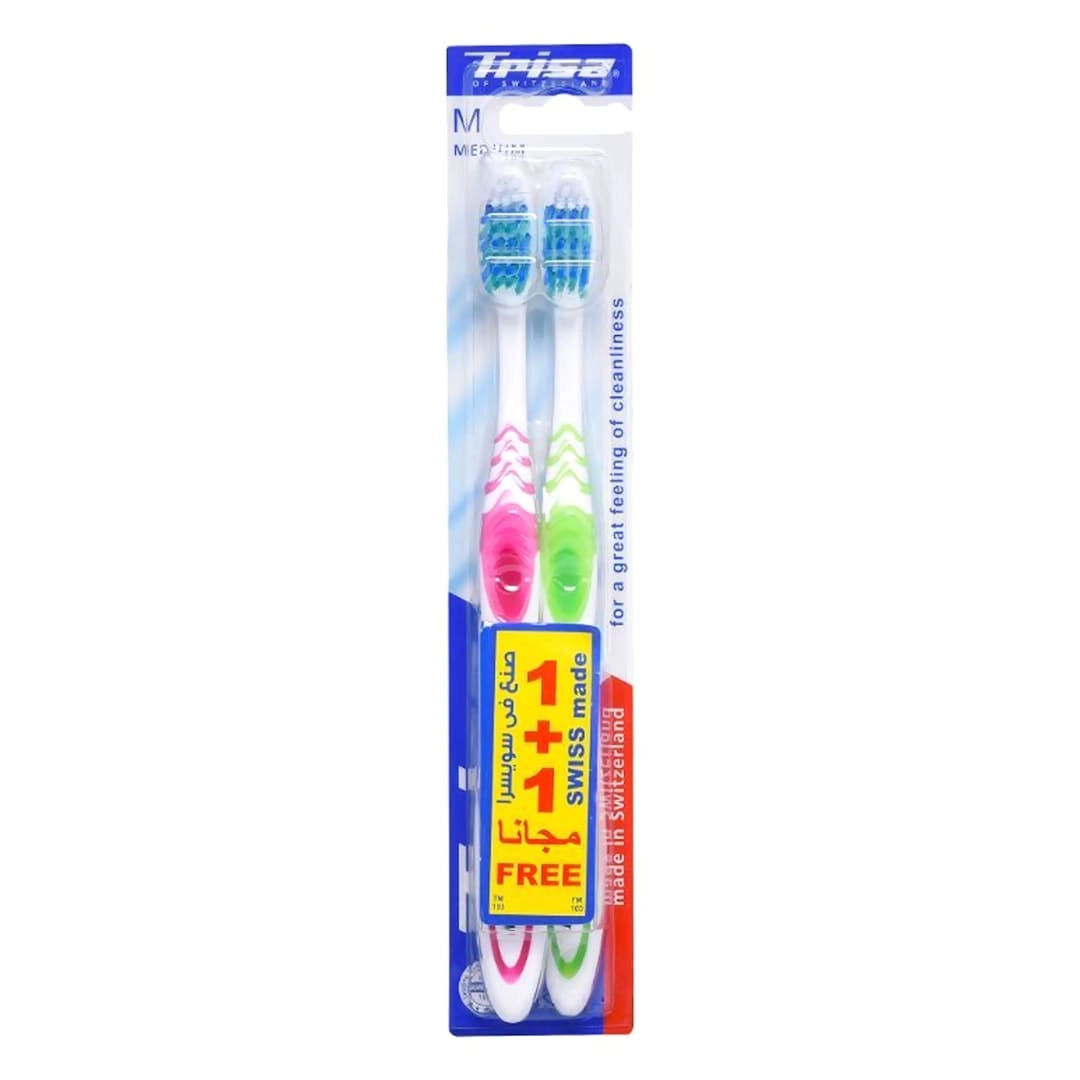 Flexible Medium Toothbrush 2-Piece Pack