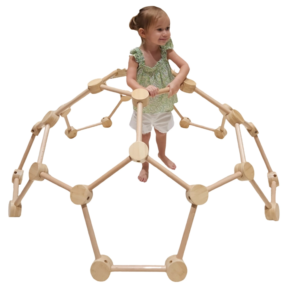 MOONKIDS Wooden Dome Pikler Triangle - Suitable for 3 years & above