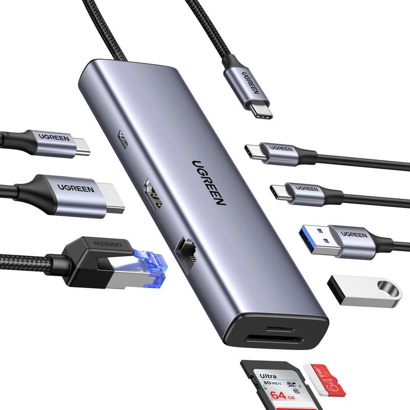 USB-C Hub - 9-in-1 4K @ 60 Hz