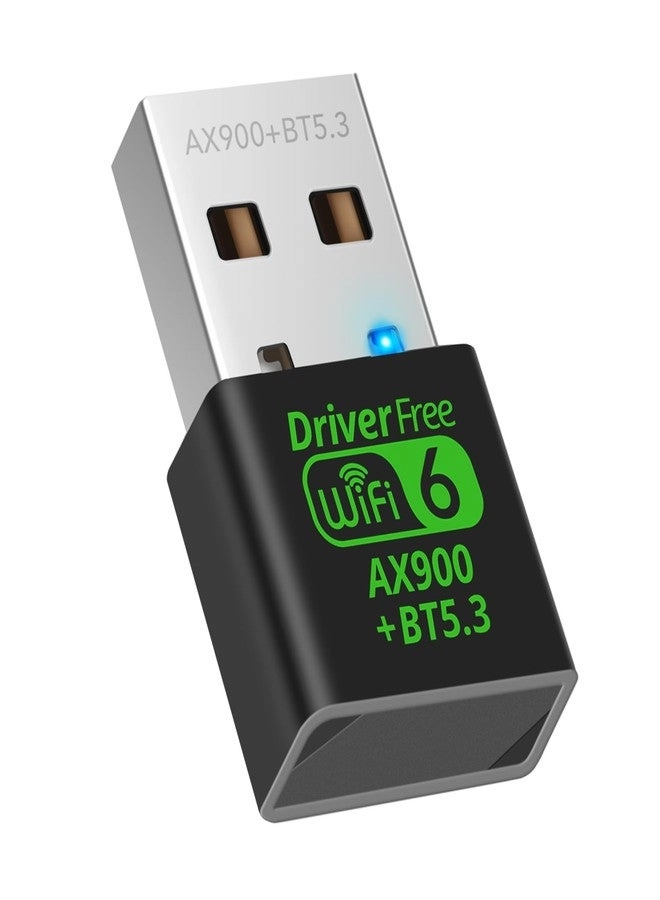 DragoBud AX900Mbps WiFi 6 and Bluetooth 5.3 Combo Adapter - Dual Band 5/2.4Ghz USB Wireless