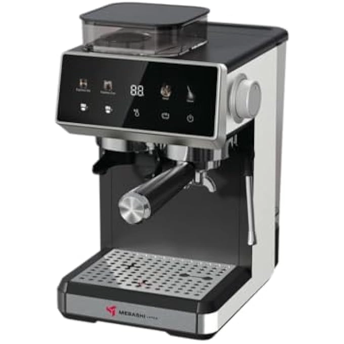 Mebashi MeCcm2072 - 20 Bar 1350W BuiltIn Coffee Grinder