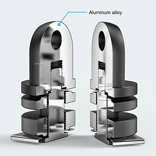 Diving Cold Shoe Adapter - YS Head Dual Nut Screw Stand Aluminum