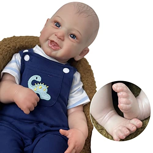 Rebirth Baby Doll - 20 Inch Vinyl Cotton Body Blue Eyes