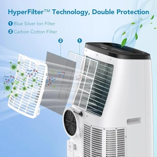 Portable Air Conditioner - 14000 BTU 3-in-1