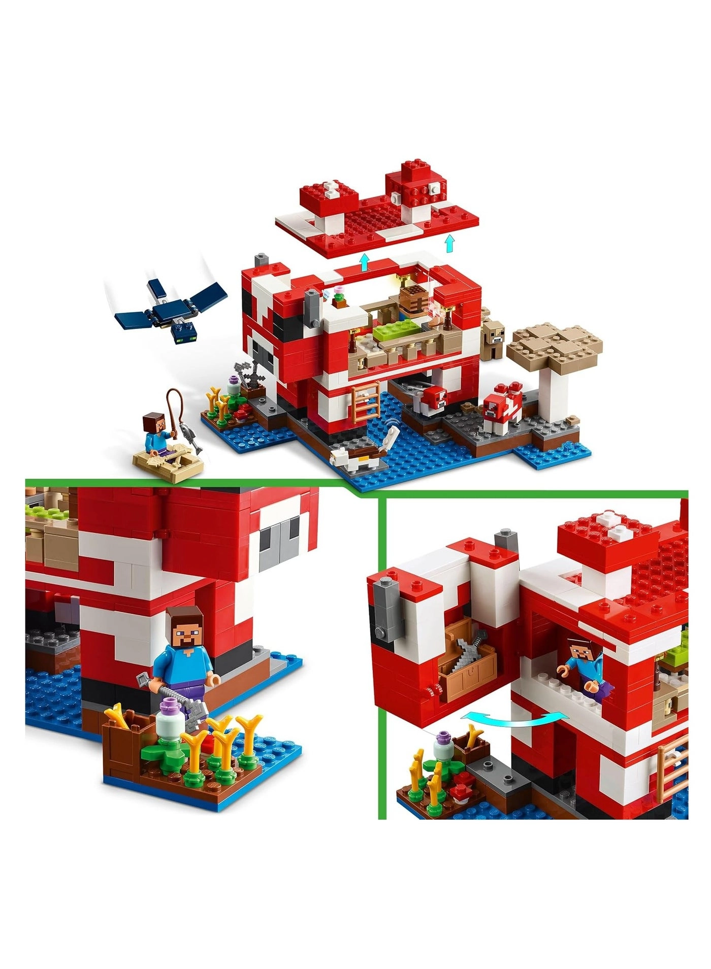 Minecraft The Mooshroom House (21270)