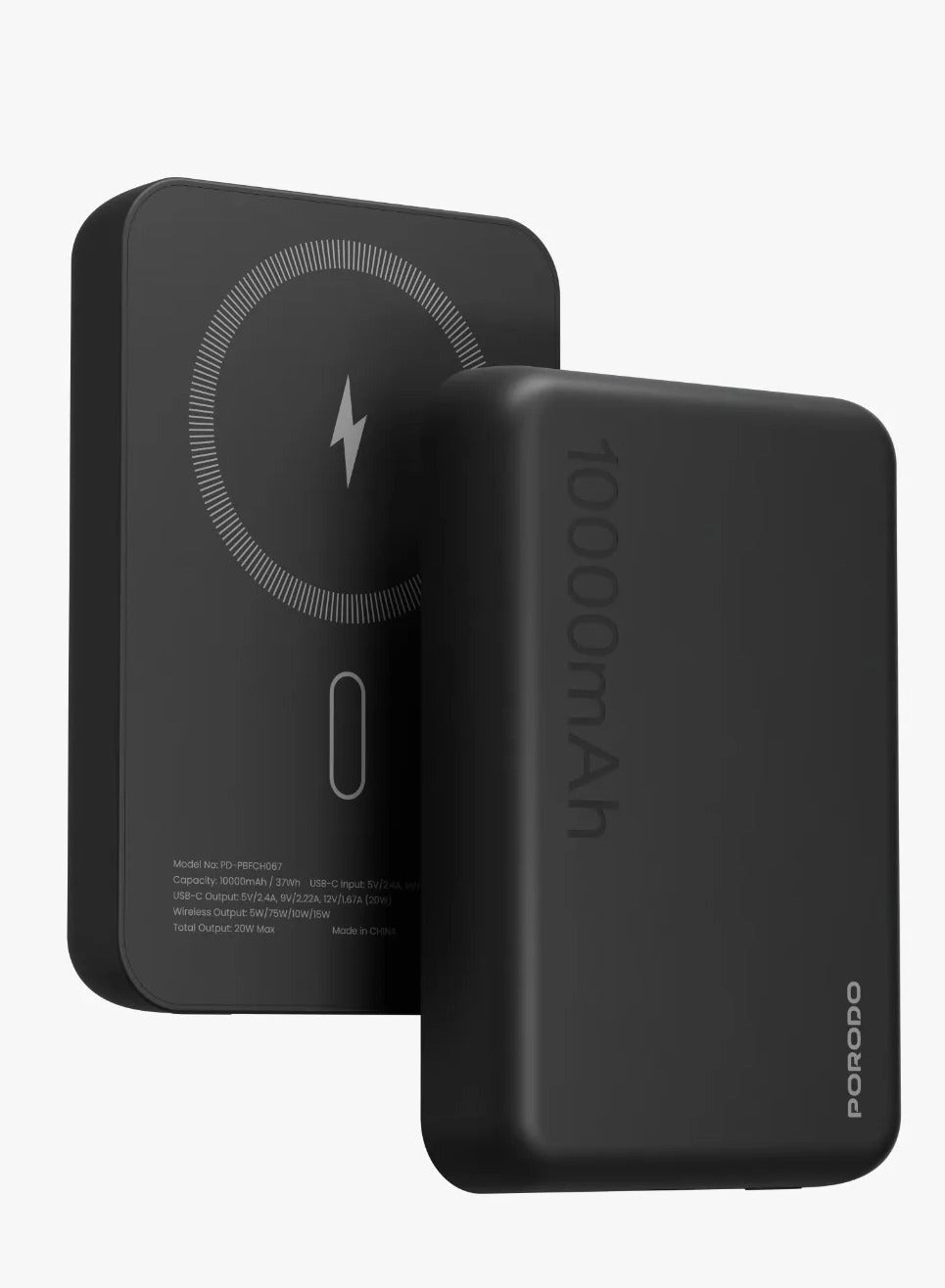 PDPBFCH067BU - 10000mAh 20W Fast charging Wireless 1 Type-C