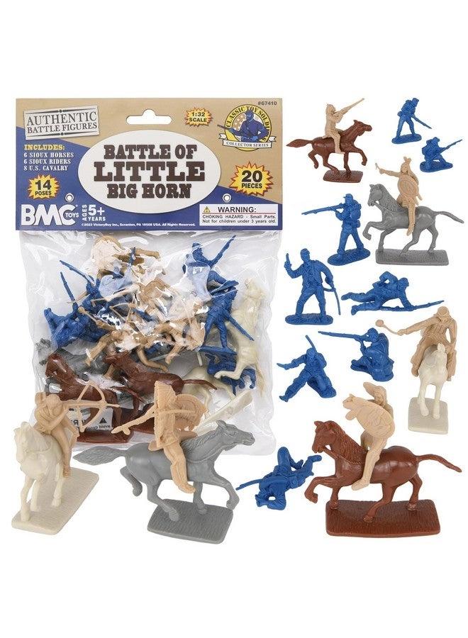 BMC Toys CTS Battle of Little Big Horn - Plastic Army Men 20 pcs