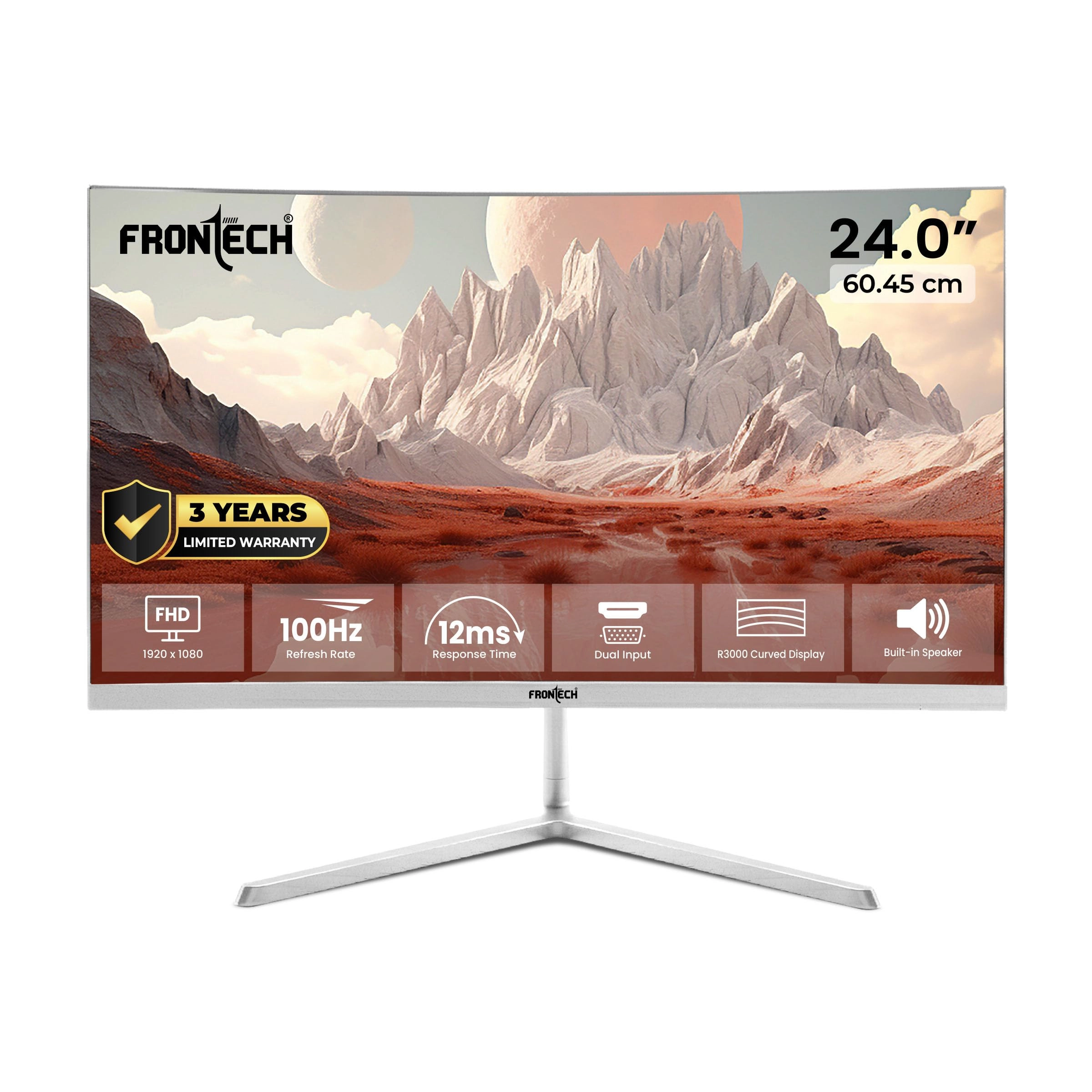 Frontech Private Limited, Frontech Private Limited, Ecocentre, Unit-801, EM-4, Sector - V, Kolkata, 700091, West Bengal, India Ultima Series - MON-0088 24-Inch 1920 x 1080