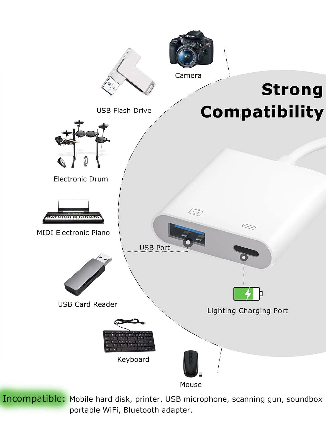 Charge Cable USB-C to USB-A