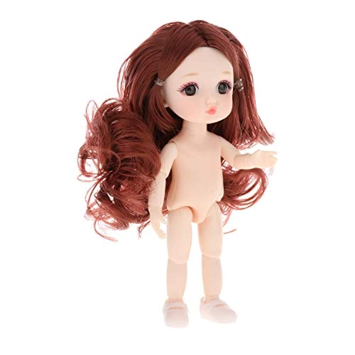 BJD Doll - 1/12 Plastic Long Hair
