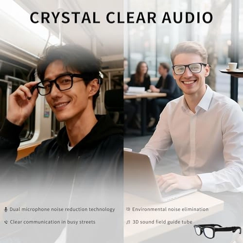 AI Smart Glasses - 1080P Bluetooth V5.3