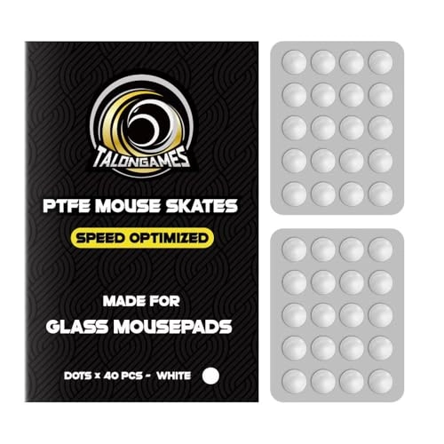 Mouse Skates - High-Density PTFE 6.5mm 40pcs