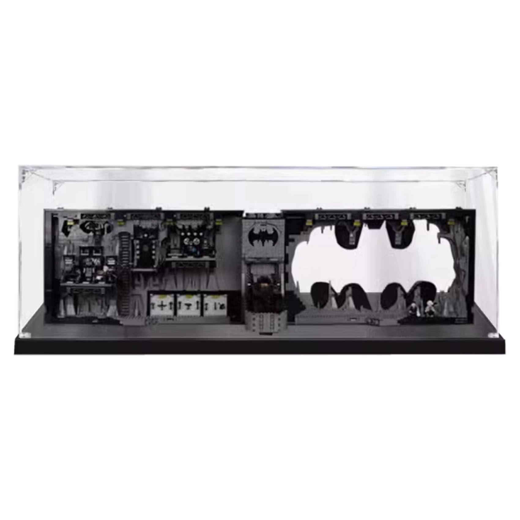 Acrylic Display Box for LEGO 76252 Bat Cave Shadowbox Models - Acrylic Drawing on the Back