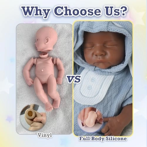 Reborn Baby Doll - 17 Inch Full Silicone Boy Ages 14+