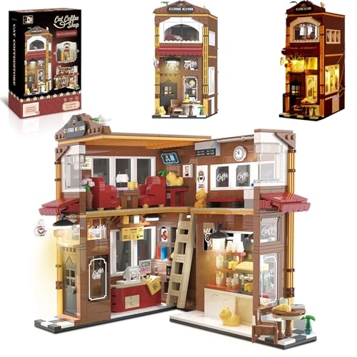 Book Nook Café Set - Building Blocks LED