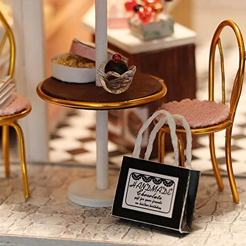 Dollhouse Miniature DIY Mini House Kit Gift Set